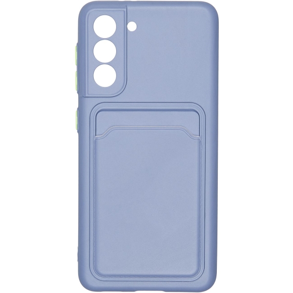 фото Чехол carmega samsung galaxy s21 card blue