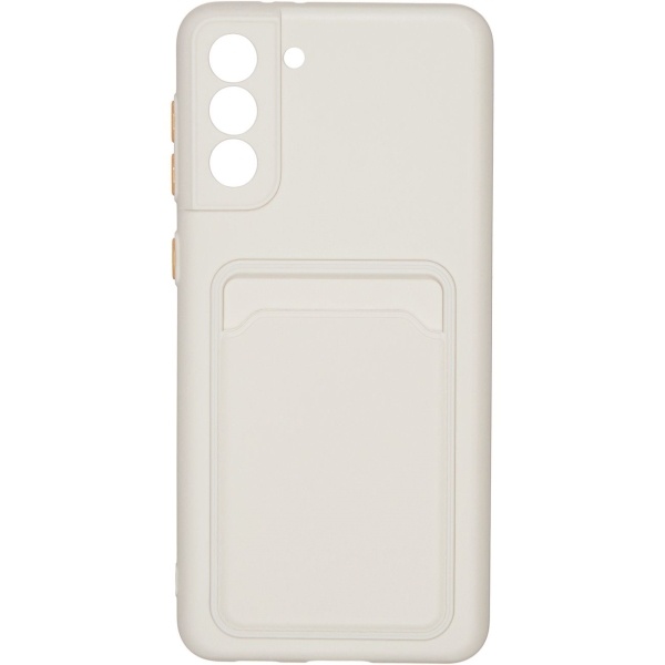 фото Чехол carmega samsung galaxy s21+ card white