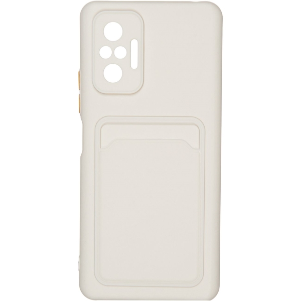 фото Чехол carmega xiaomi redmi note 10 pro card white