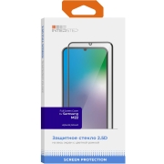 Изображение товара Защитное стекло InterStep для Samsung Galaxy M22 Full Screen черная рамка