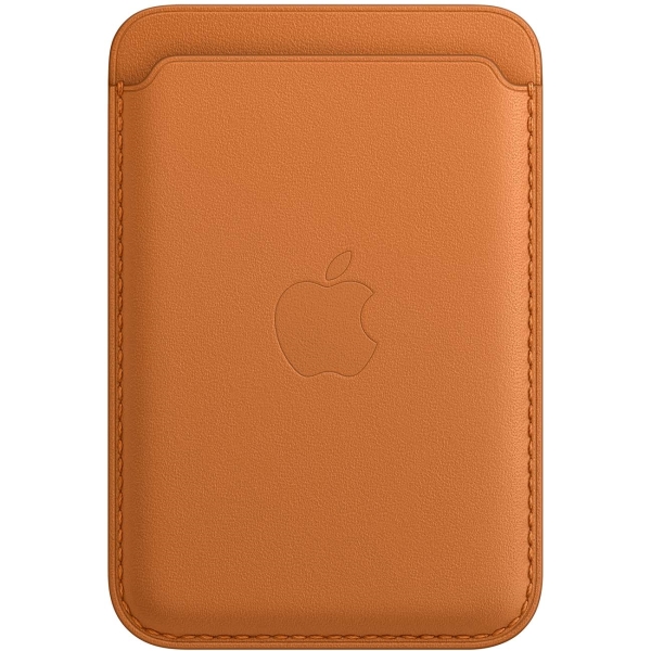 Apple iPhone Leather Wallet MagSafe Golden Brown