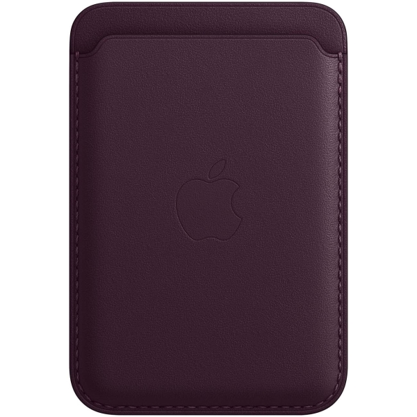 Apple iPhone Leather Wallet MagSafe Dark Cherry