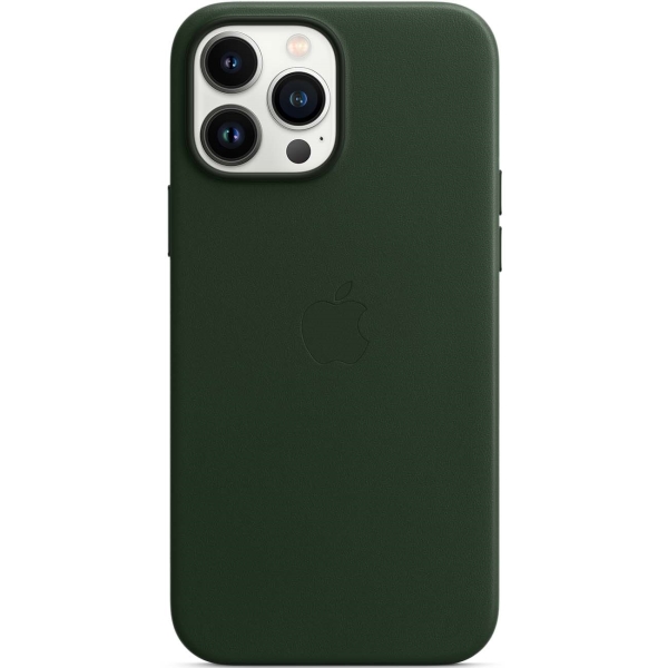 фото Apple iphone 13 pro max leather magsafe sequoia green iphone 13 pro max leather magsafe sequoia green