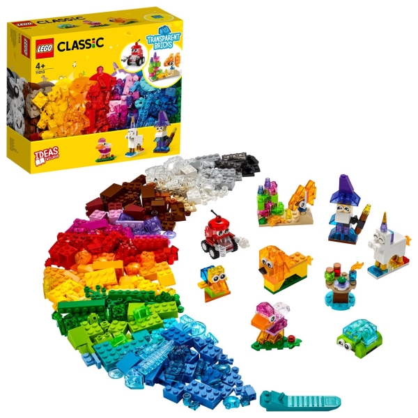 фото Lego classic прозрачные кубики (11013) classic прозрачные кубики (11013)