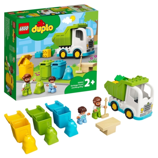 Lego DUPLO Мусоровоз и контейнеры (10945)