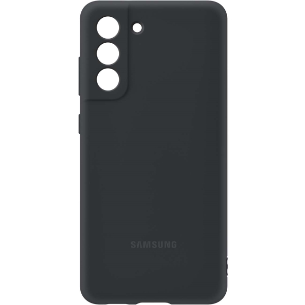 Чехол Samsung Silicone Cover S21 FE темно-серый (EF-PG990)