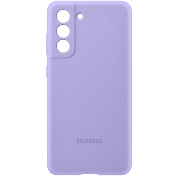 Чехол Samsung Silicone Cover S21 FE фиолетовый (EF-PG990)