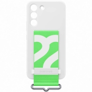 Изображение товара Чехол Samsung Silicone w/Strap S22 белый (EF-GS901)