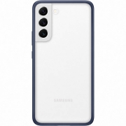 Изображение товара Чехол Samsung Frame S22+ прозр.с темно-синей рамкой (EF-MS906)