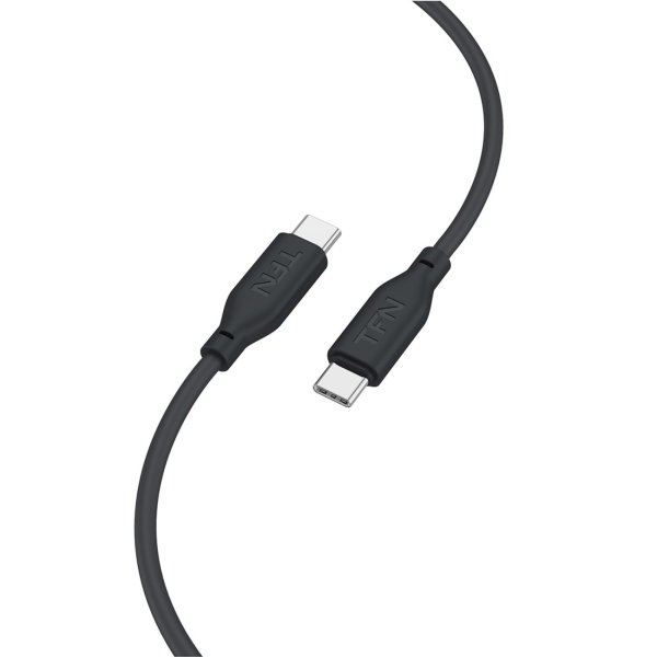 Изображение товара Кабель USB Type-C TFN TypeC-TypeC silicone 1.2m black TFN-C-SIL-CC1M-BK