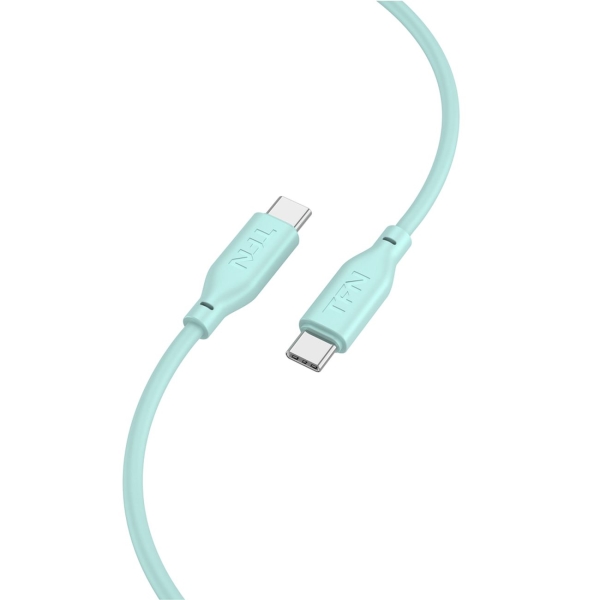 Изображение товара Кабель USB Type-C TFN TypeC-TypeC silicone 1.2m mint TFN-C-SIL-CC1M-MT