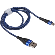 Изображение товара Кабель для сотового телефона TFN microUSB forza 1.0m Blue/Black
