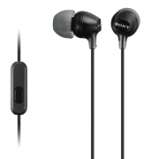Изображение товара Наушники внутриканальные Sony MDR-EX15AP Black
