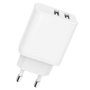 Изображение товара Сетевое зарядное устройство Carmega 2USB 2.4А White (CAR-WC101)