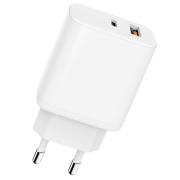 Изображение товара Сетевое зарядное устройство Carmega A+C 20W White (CAR-WC104)