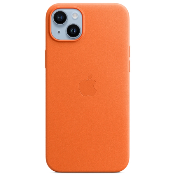 Изображение товара Чехол Apple iPhone 14 Plus Leather MagSafe Orange