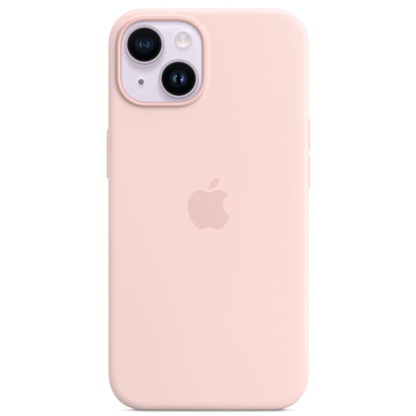 Изображение товара Чехол Apple iPhone 14 Silicone MagSafe Chalk Pink