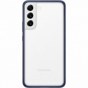 Изображение товара Чехол Samsung Frame S22+ прозр.с темно-синей рамкой (EF-MS906)