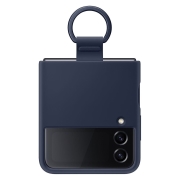 Изображение товара Чехол Samsung Galaxy Z Flip4 Silicone Ring Navy (EF-PF721TNEG)