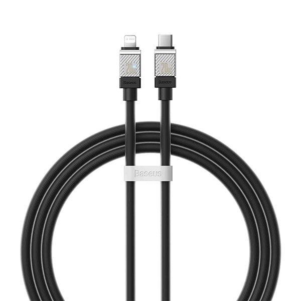Изображение товара Кабель Type-C - Lightning Baseus CoolPlay быстрая зарядка 20Вт 1 м черный