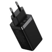 Изображение товара Сетевое зарядное устройство для быстрой зарядки Baseus GaN5 Pro 2USB-C+USB 65Вт черный