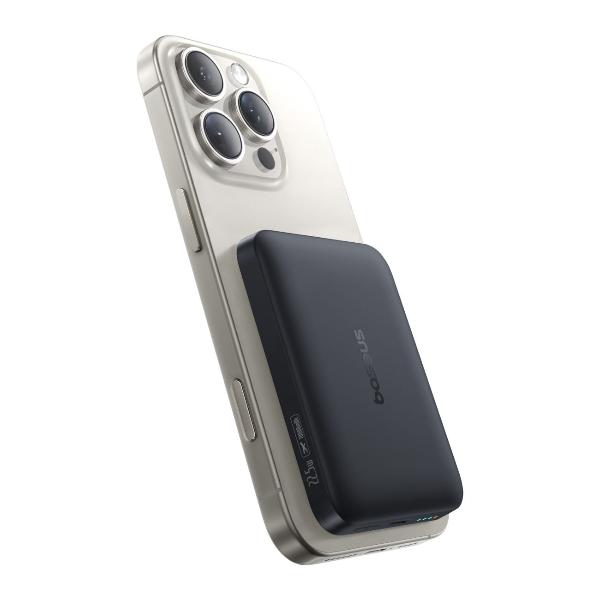 Изображение товара Внешний аккумулятор MagSafe Baseus EnerFill FM11 10000mAh 22.5W Cosmic Black