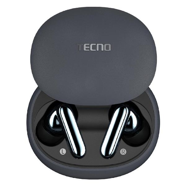 Изображение товара Восстановленные наушники True Wireless Tecno TWS TU01 Gray, отличный