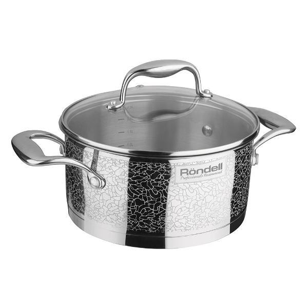 Изображение товара Жаровня нержавеющая сталь Rondell Vintage 3 л с антипригарным покрытием Изображение товара Жаровня нержавеющая сталь Rondell Vintage 3 л с антипригарным покрытием