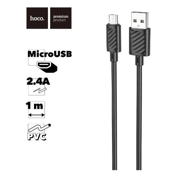 Изображение товара Кабель MicroUSB Hoco X88 Gratified 2.4А для смартфонов и планшетов Изображение товара Кабель MicroUSB Hoco X88 Gratified 2.4А для смартфонов и планшетов