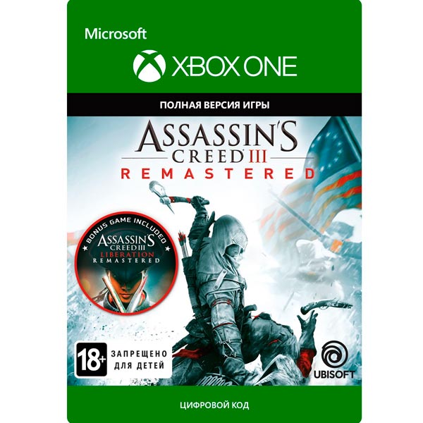 фото Цифровая версия игры xbox ubisoft assassin's creed iii: remastered