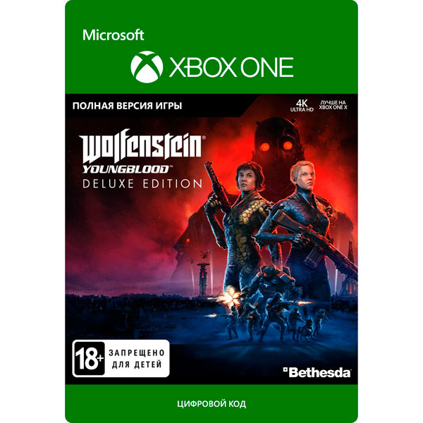 фото Цифровая версия игры xbox bethesda wolfenstein: youngblood: deluxe edition