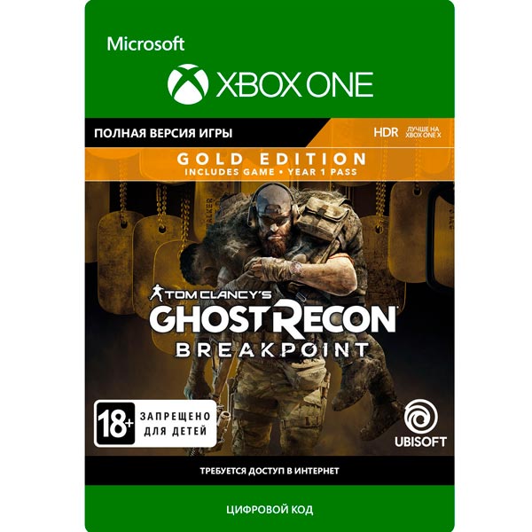 фото Цифровая версия игры xbox ubisoft tom clancy's ghost recon breakpoint gold edition