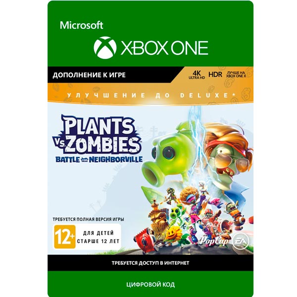 фото Цифровая версия игры xbox ea plants vs. zombies: battle for neighb.deluxe upg