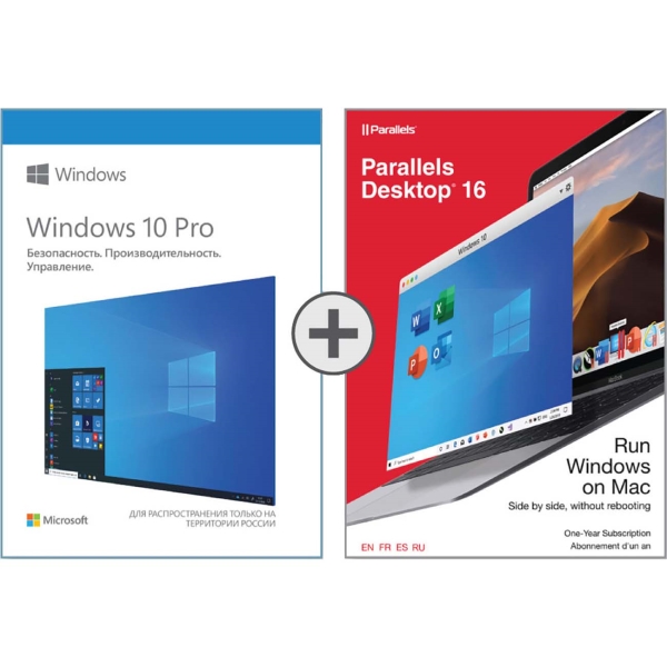 МВМ Windows 10 Pro + Parallels desktop