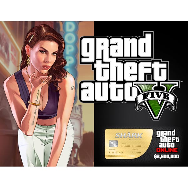 2K Grand Theft Auto V: Premium Online Edition Whale Shark Card Bundle