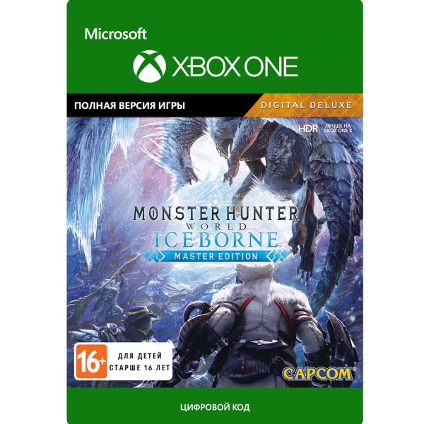 фото Цифровая версия игры xbox xbox monster hunter world: iceborne master edition del