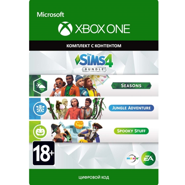 фото Дополнение для игры xbox the sims 4: bundle(seasons, jungle, spooky stuff)