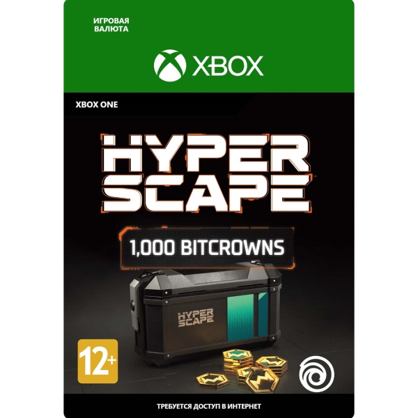 Ubisoft Hyper Scape Virtual Currency: 1000 Bitcrowns Pack