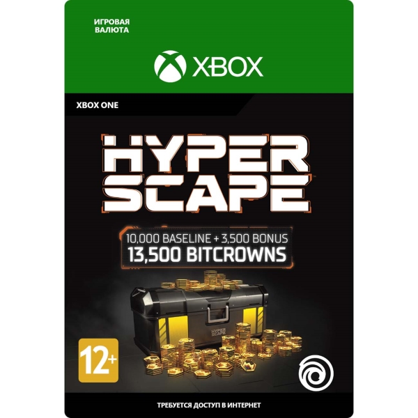 фото Игровая валюта xbox ubisoft hyper scape virtual currency:13500 bitcrowns pack