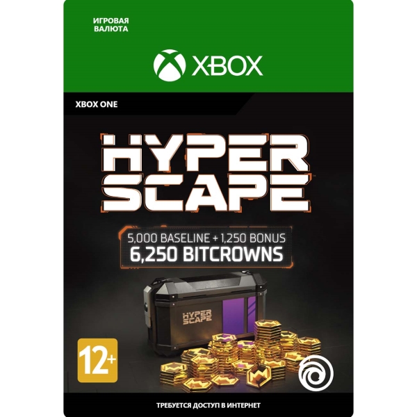 Ubisoft Hyper Scape Virtual Currency: 6250 Bitcrowns Pack