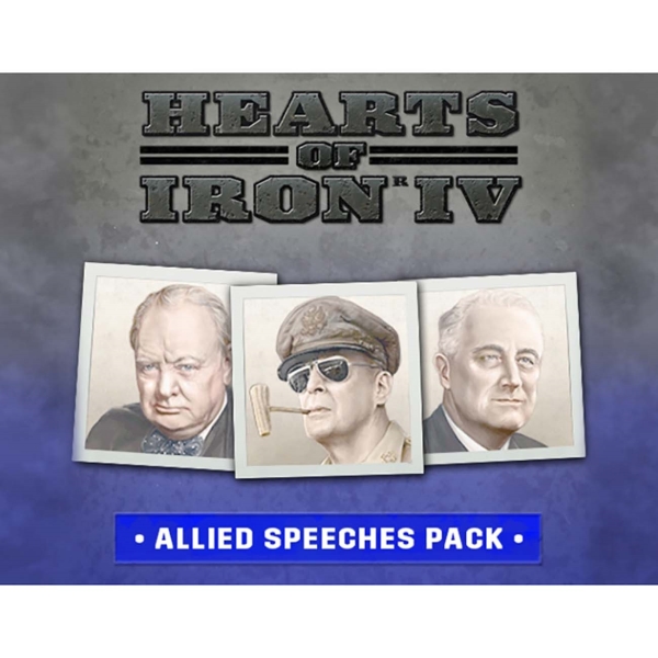 фото Дополнения для игр pc paradox interactive hearts of iron iv allied speeches pack