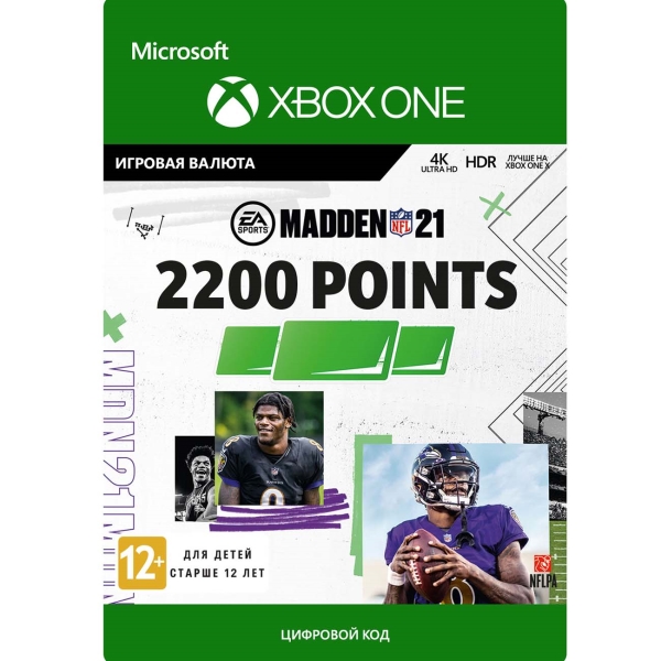 Electronic Arts Madden NFL 21: 2200 Madden Points Madden NFL 21: 2200 Madden Points