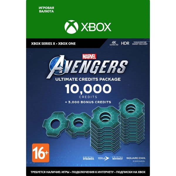 фото Игровая валюта xbox series x and xbox one square enix marvel's avengers: ultimate credits package