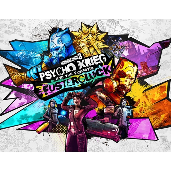 фото Дополнения для игр pc 2k borderlands 3: psycho krieg fantastic fustercluck