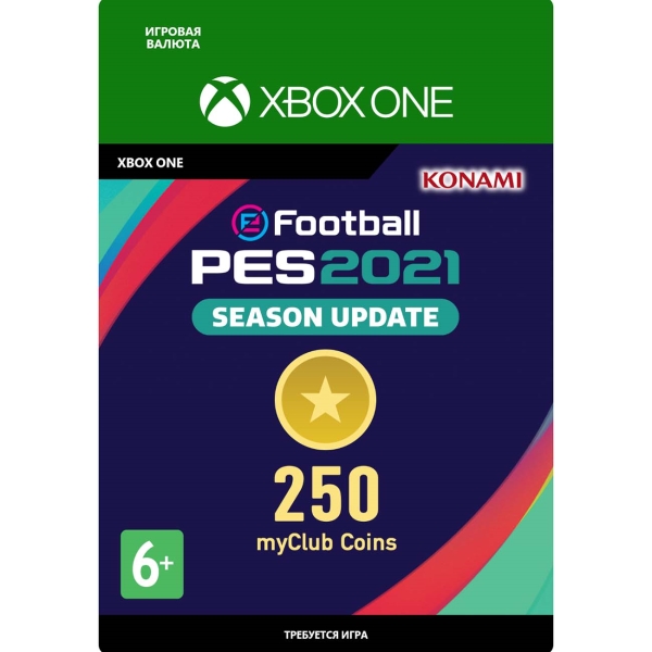 фото Игровая валюта xbox konami efootball pes 2021 season update: myclub coin 250