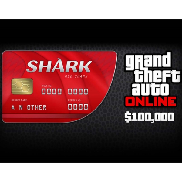 2K Grand Theft Auto Online: Red Shark Cash Card