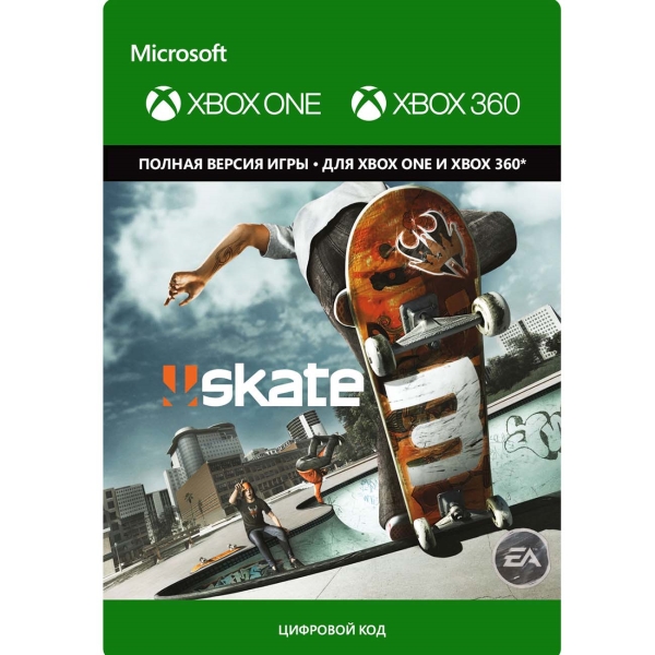 фото Xbox xbox skate 3 (цифровая версия) (xbox 360 + xbox one) xbox skate 3 (цифровая версия) (xbox 360 + xbox one)