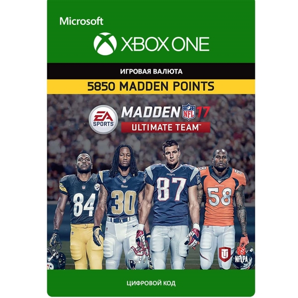 фото Xbox xbox madden nfl 17: mut 5850 madden points pack (one) xbox madden nfl 17: mut 5850 madden points pack (one)