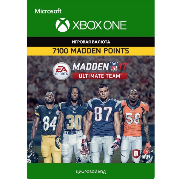 Xbox Xbox Madden NFL 17: MUT 7100 Madden Points Pack (One)