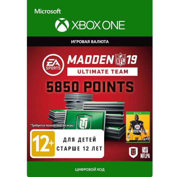 Xbox Xbox Madden NFL 19: MUT 5850 Madden Points Pack (One)